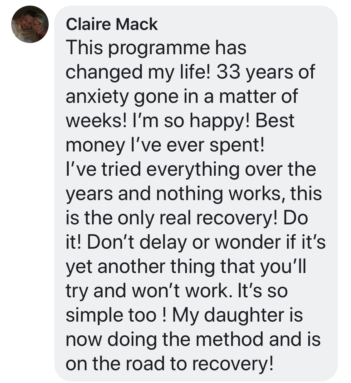 Linden Method review testimonial 10