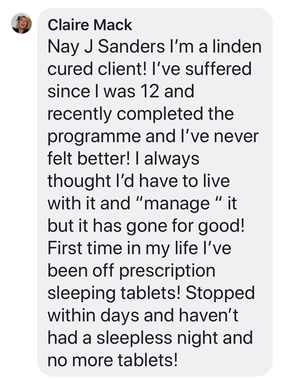 Linden Method review testimonial 201